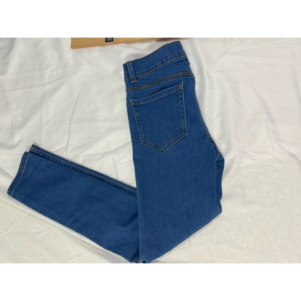 Girls 12 Slim Jeans Jordache Skinny Light Wash Denim Blue Jeans Adjustable Waist